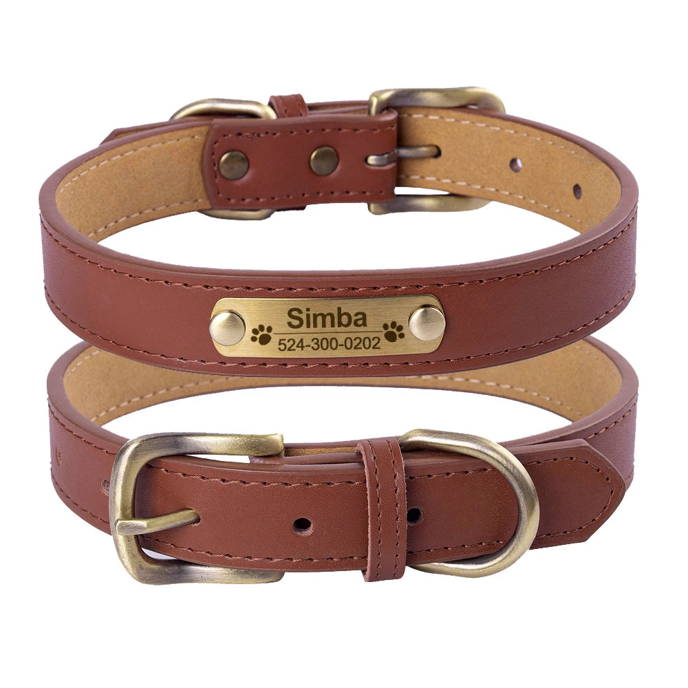 The Personalized Leather Collar