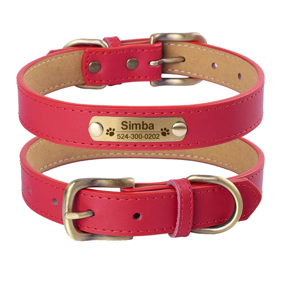 The Personalized Leather Collar