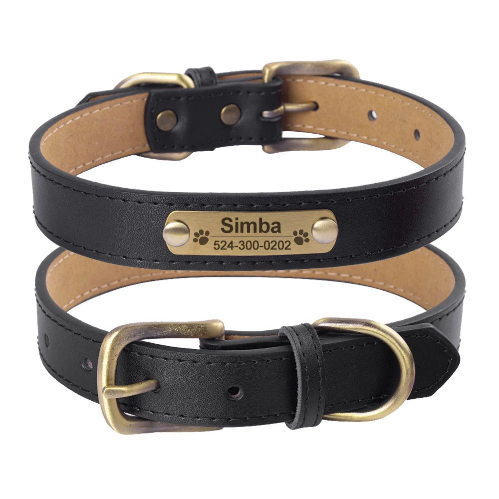 The Personalized Leather Collar